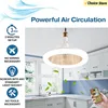 Ceiling Fan Light with Remote Control 2 in 1 Multifunctional Modern Adjustable Electric E27 Ceiling Fan with Light for Home 1