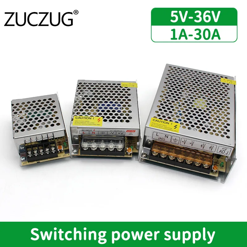 5V 12V 24 V 36V Trasformatori Di Potenza 220V 12V 1A 2A 3A 5A 10A 15A 20A 5V 24 V Convertitore 220V 110V A 5 12 24 V Volt Trasformatori