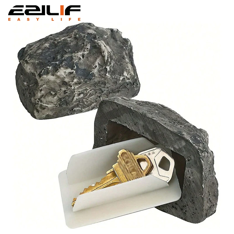 New Key Hider Outdoor Courtyard Hidden Door Key Box Simulation Small Stone Decoration