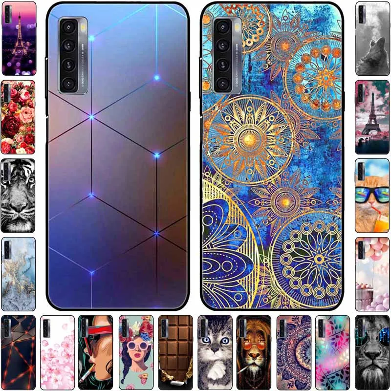 Per Tcl 20L Custodia 20L Plus Custodia Protettiva In Silicone Tpu Custodia Morbida Per Tcl 20S Custodia 20L + Coque Tcl20L Cartoon Lovely Para