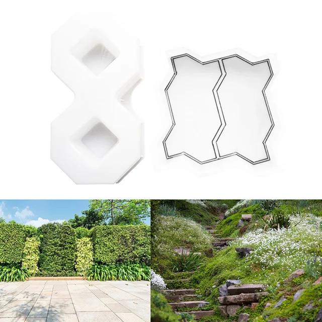 Diy Garden Kortort Útmutató Mind Műszaki Működtetés Manuálisan Útburkolás Cement Kőút Beton Burkolat Öntőszerszámok Burkoló Szerszámok - Image 3