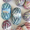 100g Opal Aquarell 4ply Sock Yarn, 75% Wool 25% Polyamide Space Dyed Colourful Yarn, Fluffy Breathable for Sock, Sweater & Hats 6
