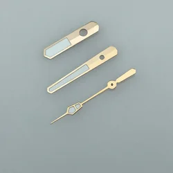 Elegant Luminous Watch Hands in Silver, Gold, Rose Gold, and Green Tones (Rose Gold)