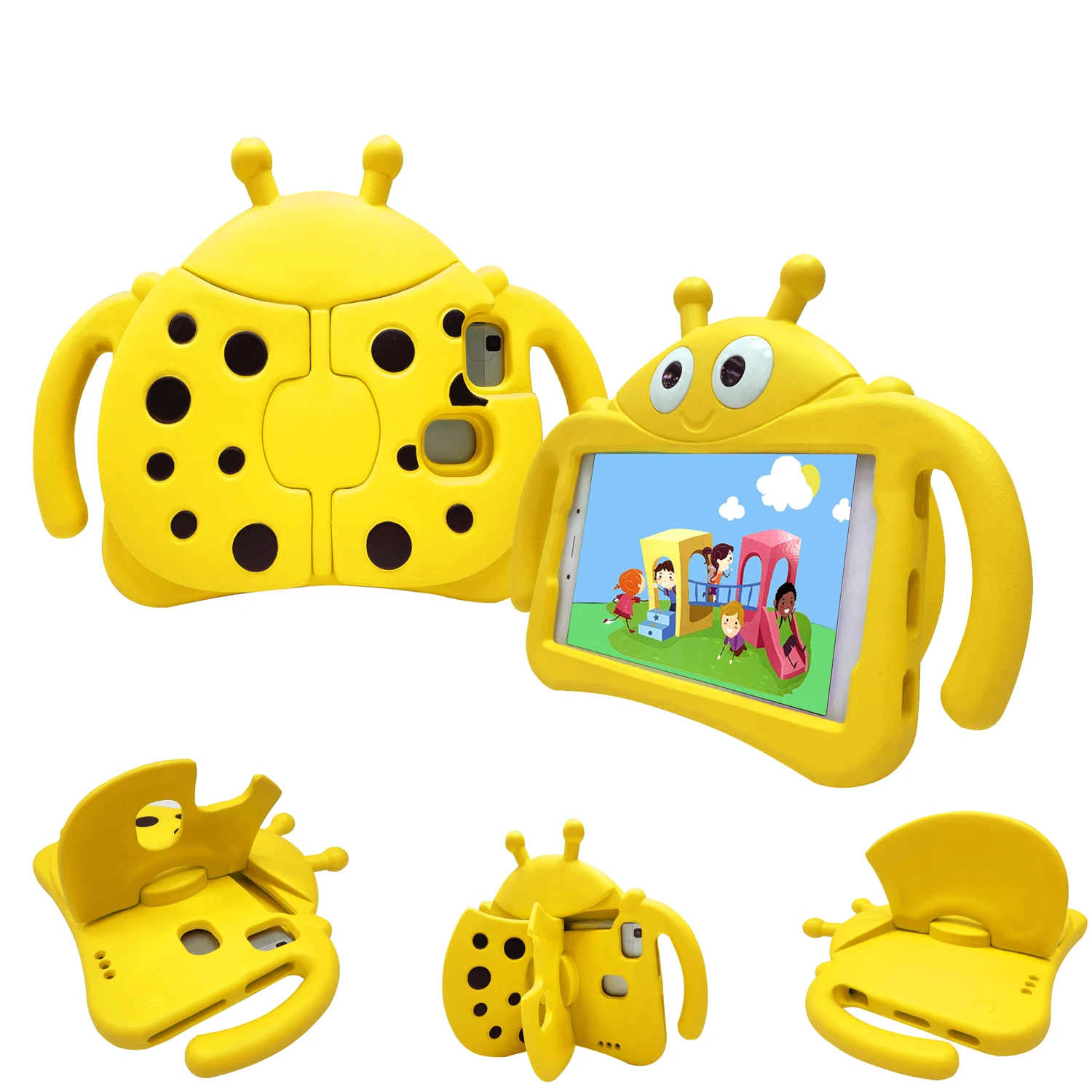 

For Samsung Galaxy Tab A 8.0 A7lite 8.7 T220 T225 2021 Cute Kids Case Shockproof EVA Stand Tablet Cover For Tab E T377 A 8.0