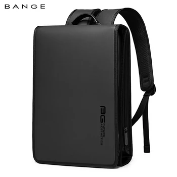 BANGE New Business Zaino Borsa per computer antifurto da uomo Borsa per laptop da 14,1 pollici di grande capacità da uomo elegante impermeabile