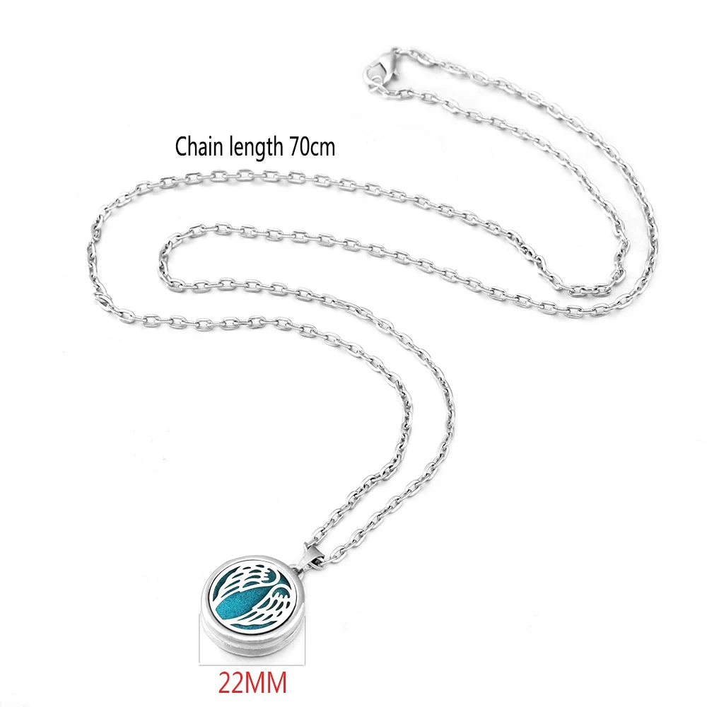 Tree Of Life Aroma Locket: Stainless Steel Essential Oil Diffuser Necklace