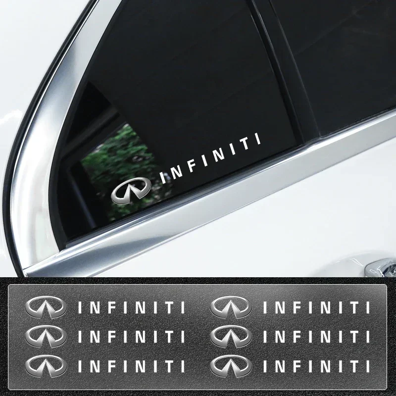Наклейки на боковое стекло автомобиля, аксессуары «сделай сам» для Infiniti ESQ EX25 EX35 EX37 FX35 JX35 G25 G35 G37 M37 M37 Q60 QX70 QX80 IPL