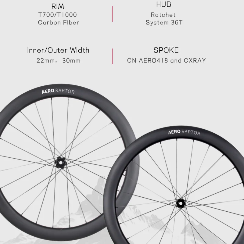 AERORAPTOR OptimaX カーボンホイールセット ディスクブレーキ