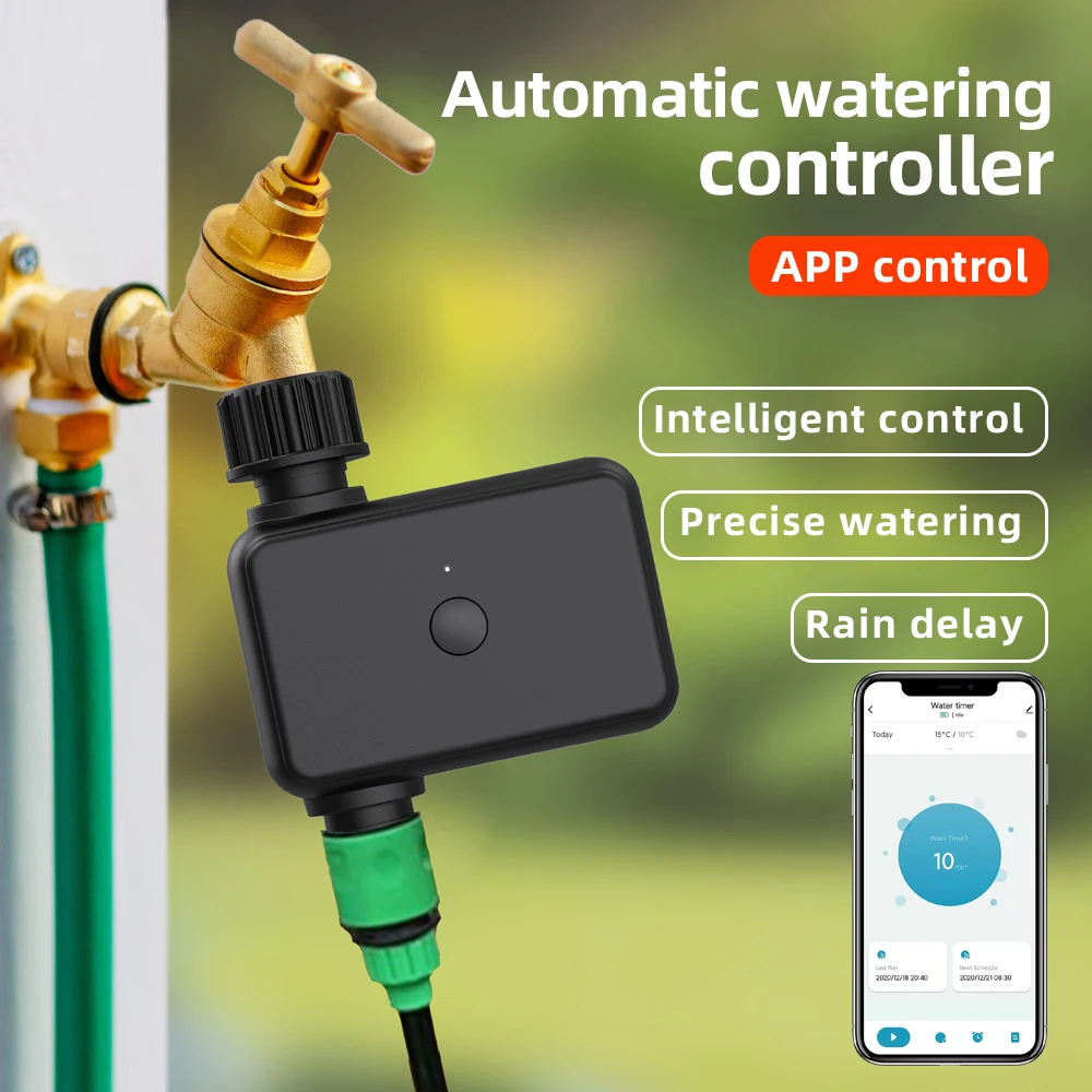Alexa Tuya Smart Bluetooth 1/2-Outlet Garden Water Timers