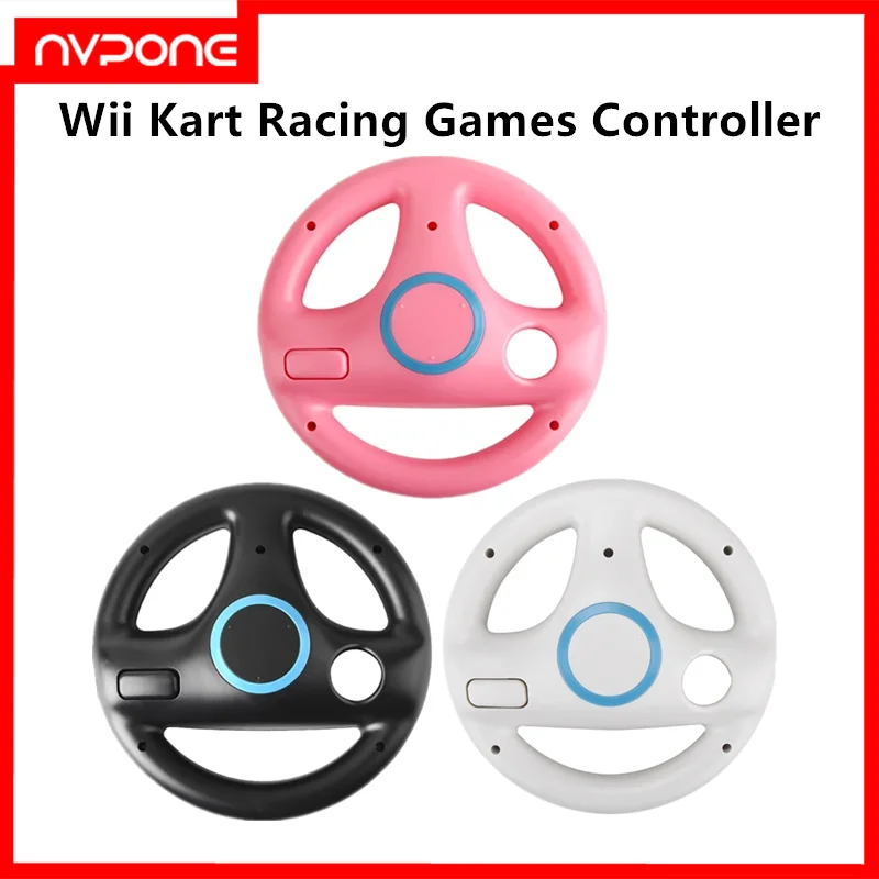 Racing Steering Wheel Color Game for Nintendo Wii Remote Controller Racing Wheel for Wii Kart Games Controller racing steering wheel