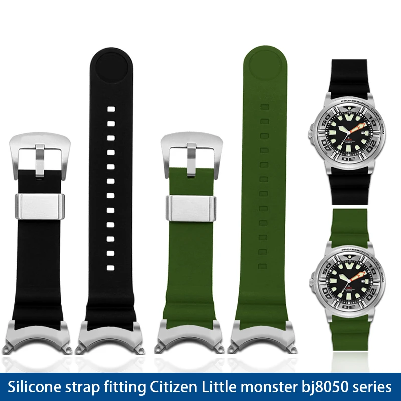 Cinturino Modificato Per Citizen Bj8050 Bj8050-08E Attacco Ad Aletta In Acciaio Inossidabile Testa Cinturino Per Orologio Con Bracciale Piccolo Mostro