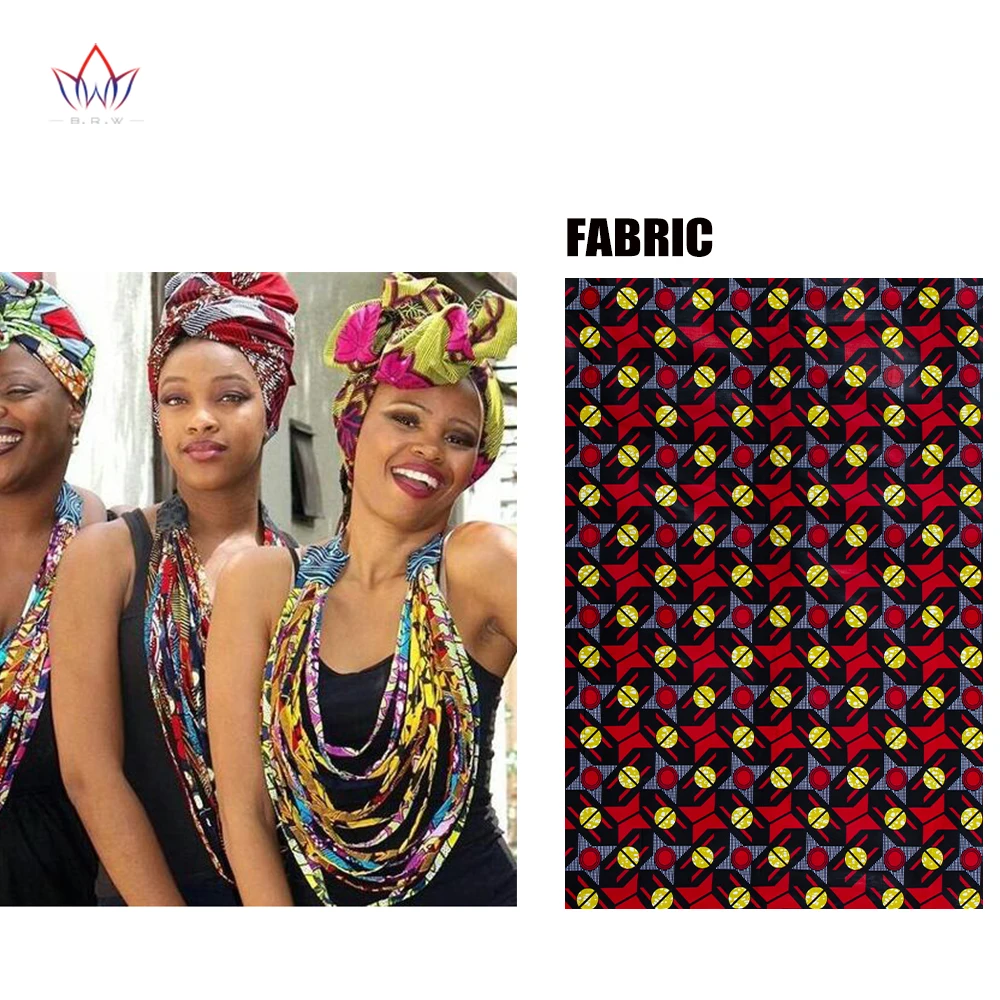 African Necklace and scarf Handmade Party Gifts Print Wax Fabric Women's Jewelry Multi-stranded Elegant Party Jewelry WYB571