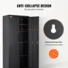 Metal Storage Cabinet Steel Locking Storage Cabinet with 2 Magnetic Doors and 4 Adjustable Shelves 71'' Metal 6