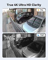 H.view Système de caméras de sécurité CCTV, kit de vidéosurveillance domestique, caméra IP extérieure, détection humanoïde, 8 canaux, 4K, 5MP, 8MP 3