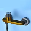 Wall Mount Bathtub Faucet with Handheld Spray Waterfall Bathroom Tub Filler Bath Shower Head Hot and Cold Mixer Valve Nozzle Tap 2