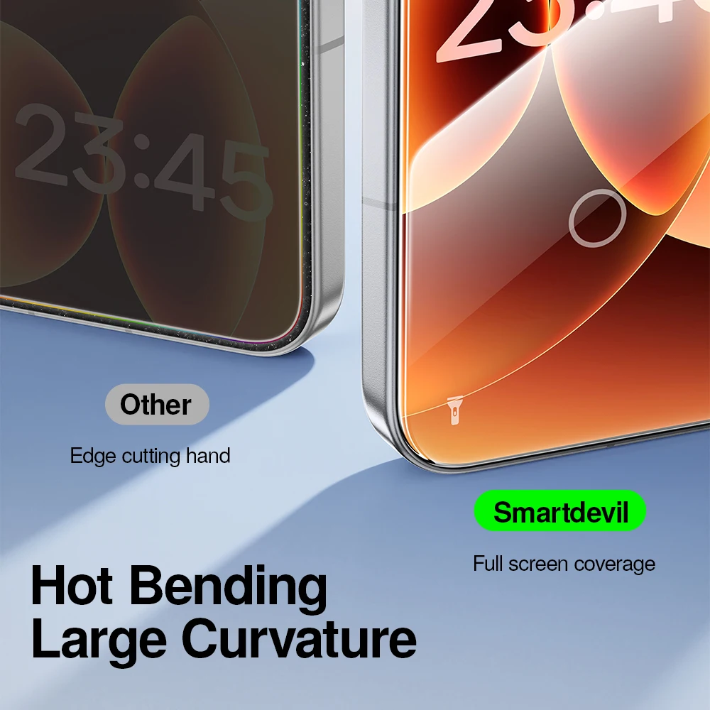 Ultra Clear Anti-Fingerprint Tempered Glass Screen Protector Duo Pack