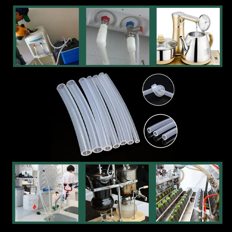 Food Grade Peristaltic Pump Hose Transparent Tasteless High Temperature Resistant Water Dispenser Silicone Tube Household 1~10M