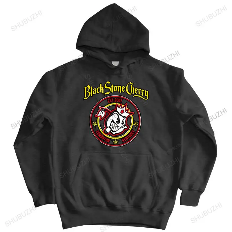 

Hot sale autumn cotton hoody men brand funny pullover BLACK STONE CHERRY EST unisex sweatshirts teenagers hooded jacket tops