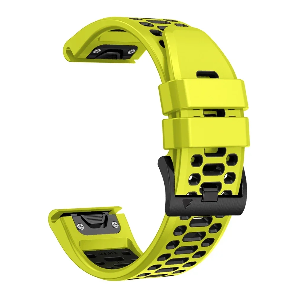 Silicone Quick Release Watch Strap, 26mm & 22mm Adjustable Wristband Bracelet