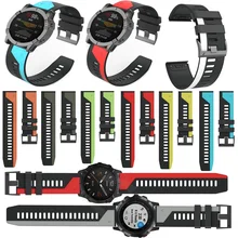 

26mm 22mm Strap for Garmin Fenix 6X 6X Pro 5X 3 Silicone Strap for Garmin Fenix 6 6 Pro 5 Plus Fenix 7X 7 Smart Watch Bracelet