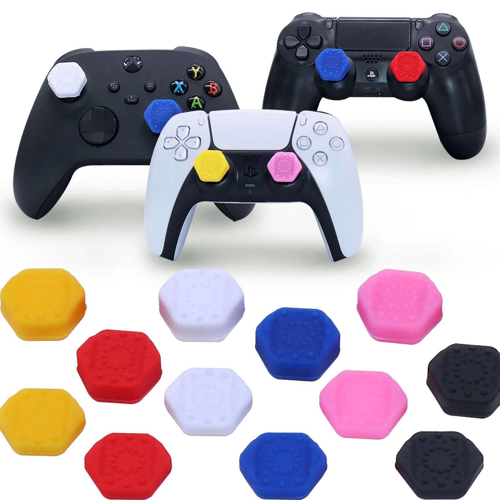 Zomtop Per Playstation 4 (Ps4) E Playstation 5 (Ps5) Controller Joystick Grips |