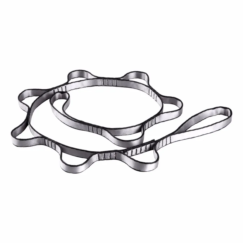 2PCS 110mm aerial yoga hammock extension belt with high strength double layer belt climbing chrysanthemum rope hammock strap rop 4