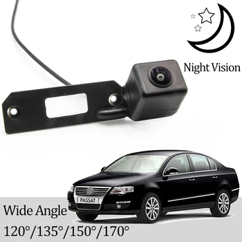 CCD HD AHD Fisheye telecamera per retromarcia per Volkswagen Passat B6 2005 2006 2007 2008 2009 2010 Monitor per retromarcia per auto visione notturna