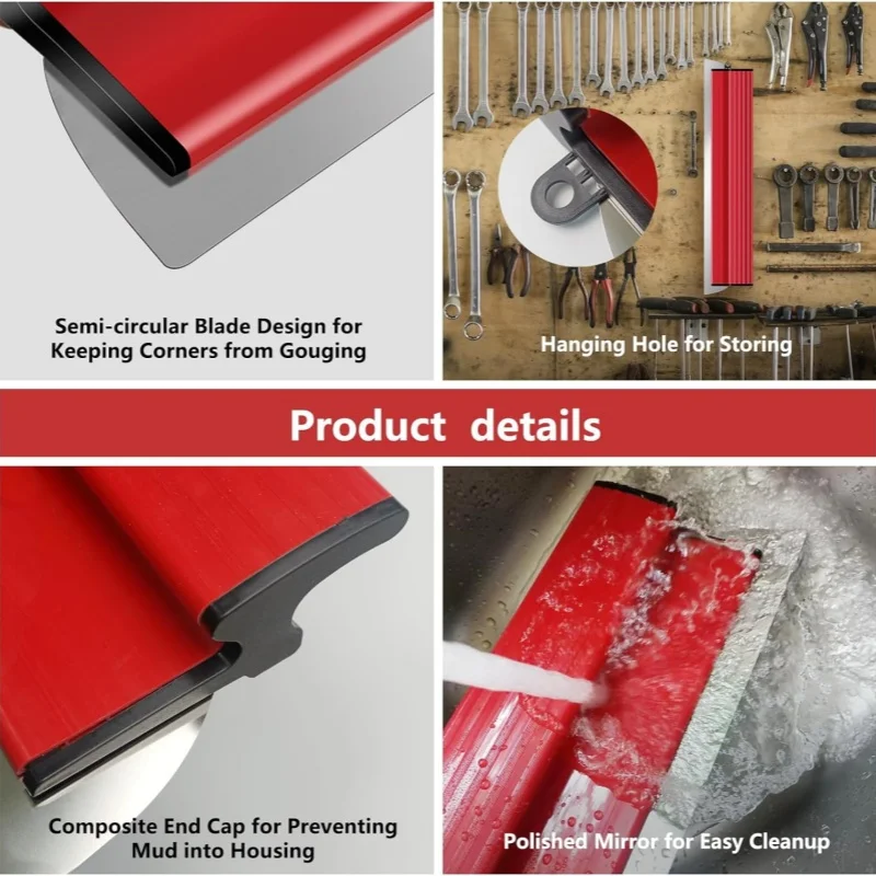25cm/40cm Thickened Trowel Brush Spray Paint Finish Putty Scraping Putty Leveling Tool Building Material Tools drywall spatula plastering blade putty knife wall plastering trowel