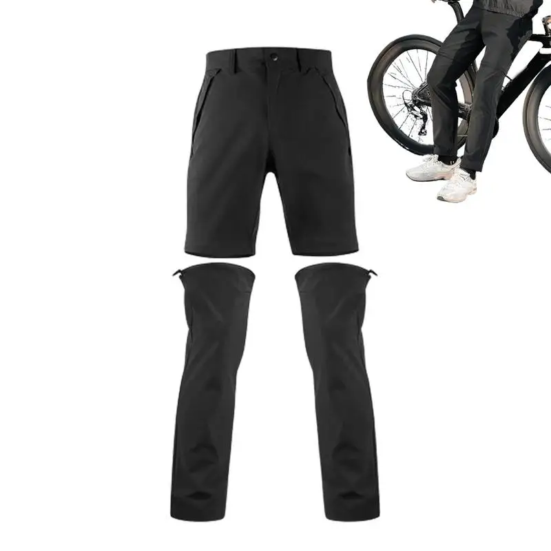 

Cycling Pants For Men Removable Athletic Pants Waterproof Cycling Pants For Men Versatile For Road Mountain Outdoor Use Pants