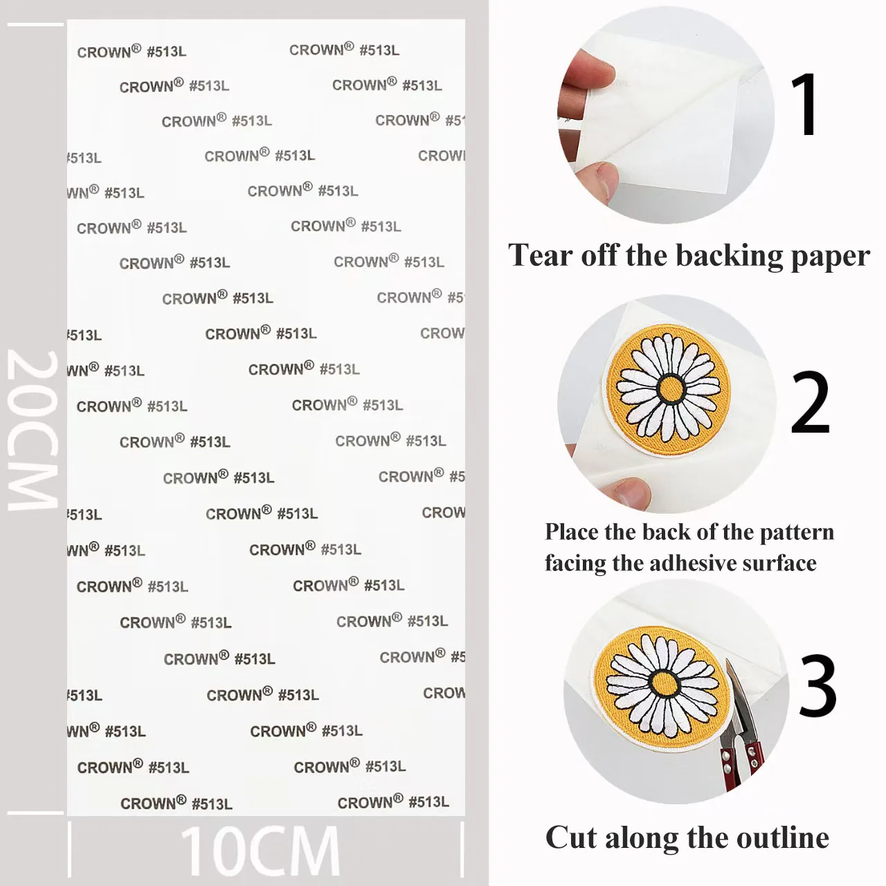 Риба Тварина Черепаха Вишивка Мультфільм Морська істота Наклейки Краб Креветка Морська зірка Тканина Нашивка Праска на одязі DIY Декоративна