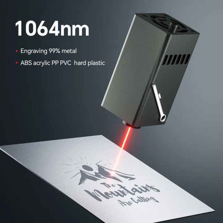 Wainlux-レーザー彫刻機およびカッター,ステンレス鋼,革,木材用