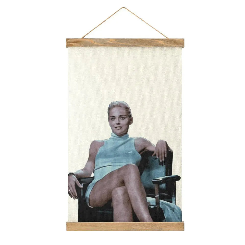 Creative Man Eater Ii Sharon Stone Basic Instinct Canvas Hanging Picture Picture Hanging Cool Kitchen Decorare Lo Stile Murale