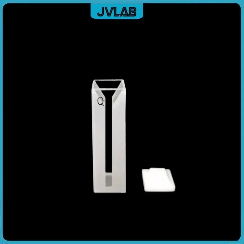 Micro Quartz Cuvette Slit 3mm (Liquid Sample Cell ) 1050 ul Quartz Absorption Cells 1.05 ml Made by Sintering Process 2