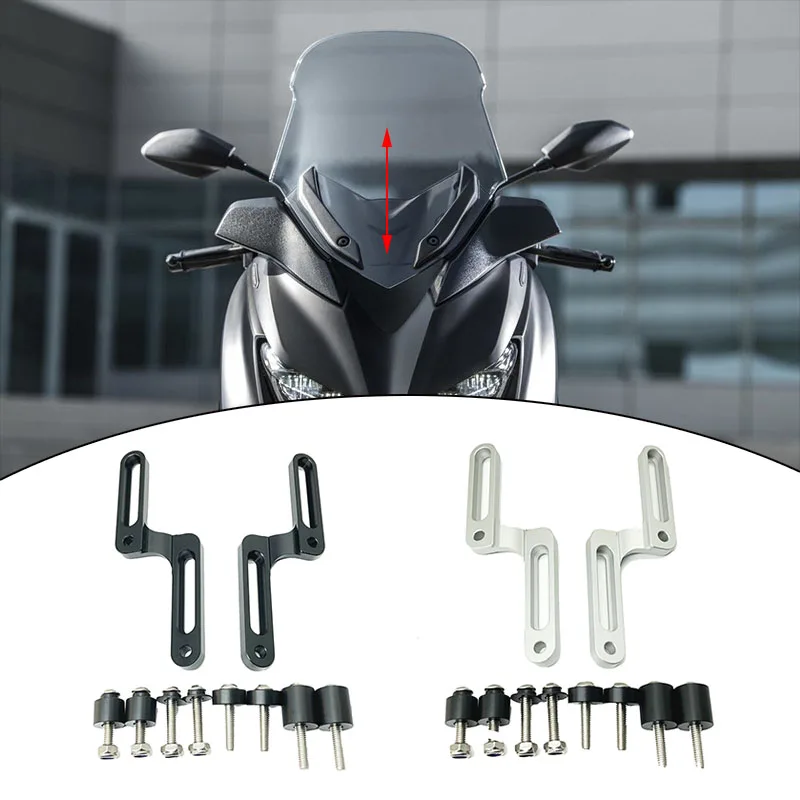 

For YAMAHA X-MAX 300 Motorcycle Windscreen Adjusters CNC Aluminum Windshield Bracket For XMAX 300 XMAX300 2015-2019 2018
