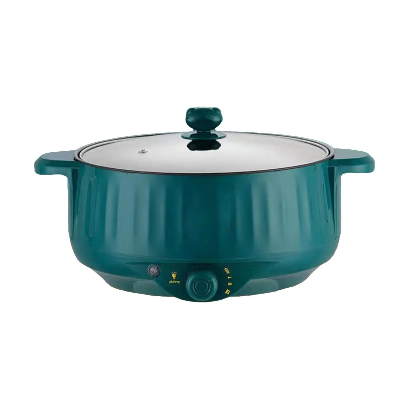 Electric Cooking Pot Nonstick 1.7L Stainless Steel Multifunctional 3 Gear Electric Skillet for Noodles Ramen Porridge Eggs 2
