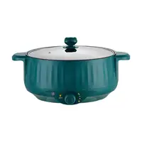 Electric Cooking Pot Nonstick 1.7L Stainless Steel Multifunctional 3 Gear Electric Skillet for Noodles Ramen Porridge Eggs 2