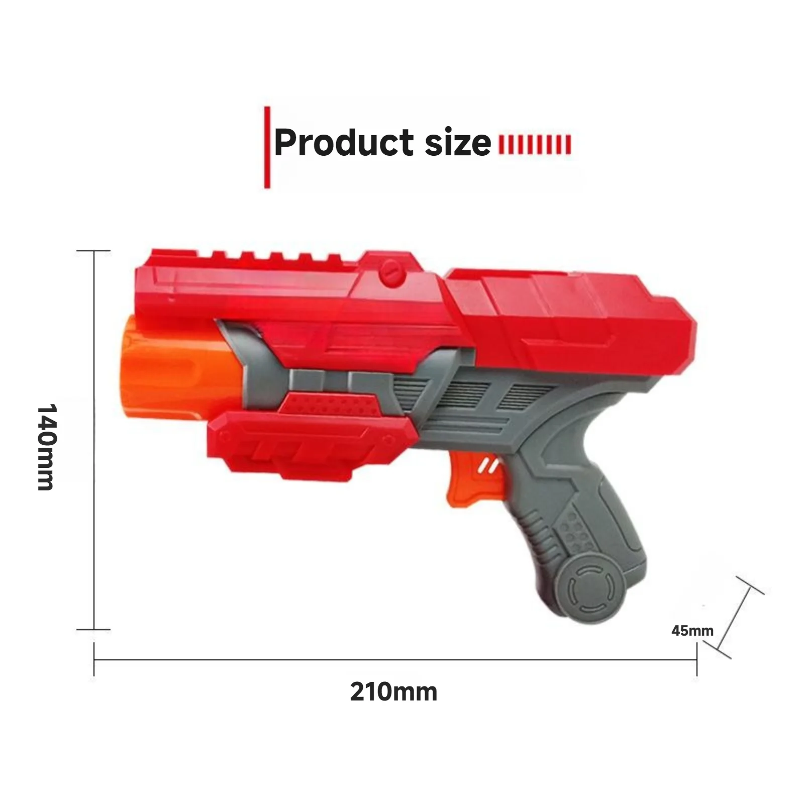 Explosive children's toy Boy Suction pistol can fire sponge bullets Soft bullet gun children's shooting toy 3