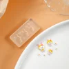 Nailart Easter Bunny Rabbit Cross Mold 3D Carving Silicone Nail Mould Template DIY Manicure Deco Tools 3