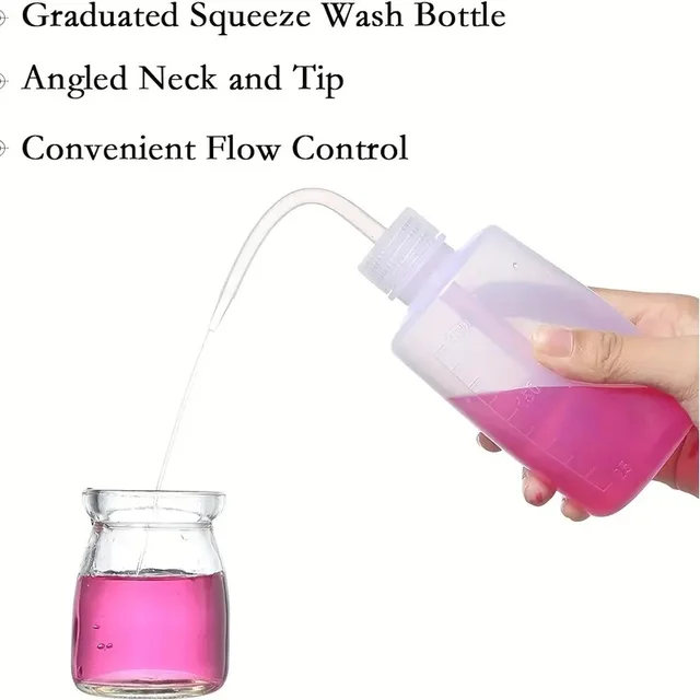 1 Set Squeeze Watering Bottles with Curved & Pointed Tips for Precise Plant Watering - Ideal for Succulents and Potted Plants 2