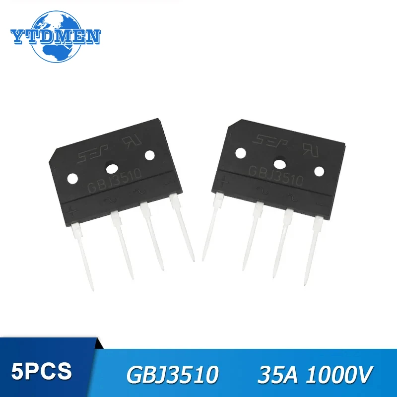Diode Bridge Rectifier Kit GBJ1510 GBJ2510 GBJ3510 GBU1510 GBU3510 5PCS diode bridge rectifier electrical rectifier diodes rectifier diodes electrical diodes electrical component electronic component