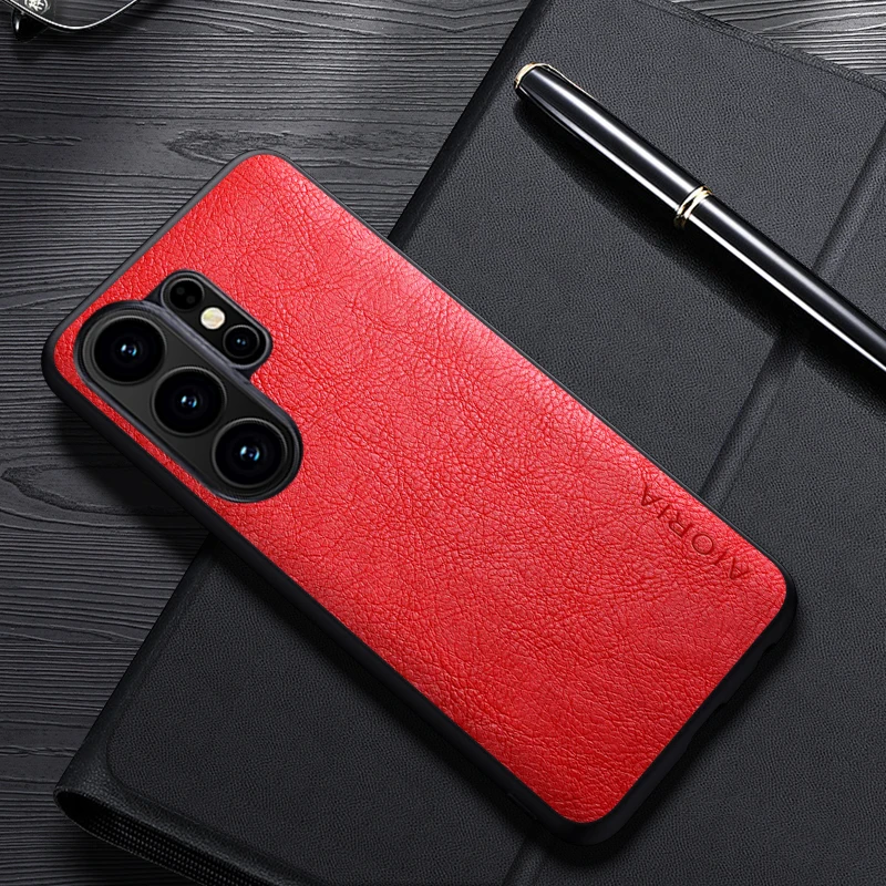 Luxury Leather Business Cover - Simple Design Case