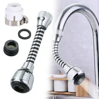Bubbler Faucet Kitchen PVC Sink Tap Spray Head° Flexible Attachment Bendable Household Products 100% Brand 2