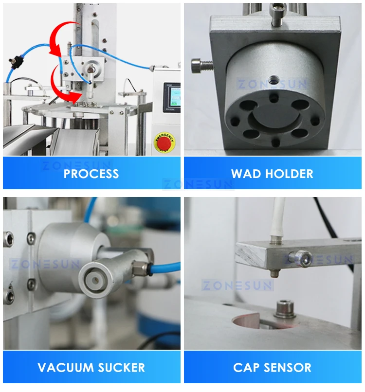 Máquina automática de inserción de tacos de inducción ZONESUN ZS-WIM01 