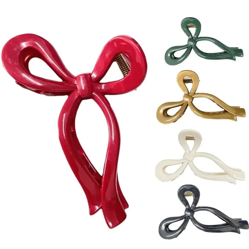 Flexible Unsnappable Hair Claw Clips Soft Silicone Anti Collision Protection Shark Clip Comfortable Non-Slip Hair Clips