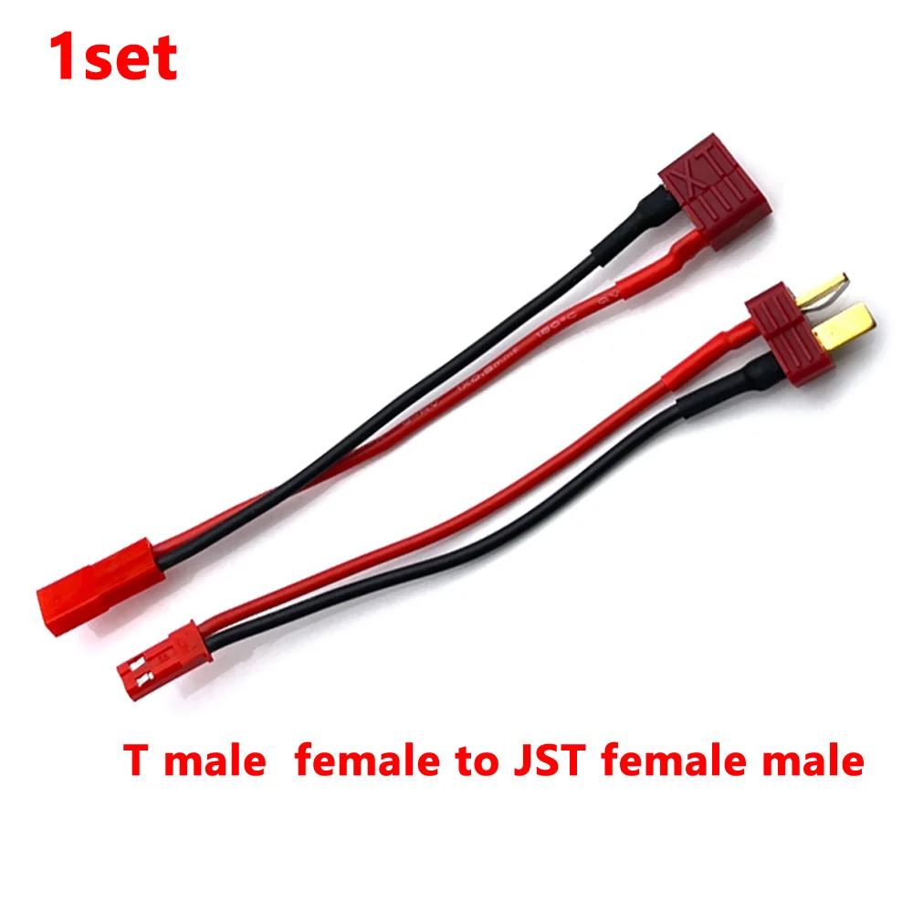 Description Picture 4 of item1pcs XT30 XT60 T plug Male / Female Connector to JST plug charge connector Adapter LiPo Battery Model Charging Converter Lead