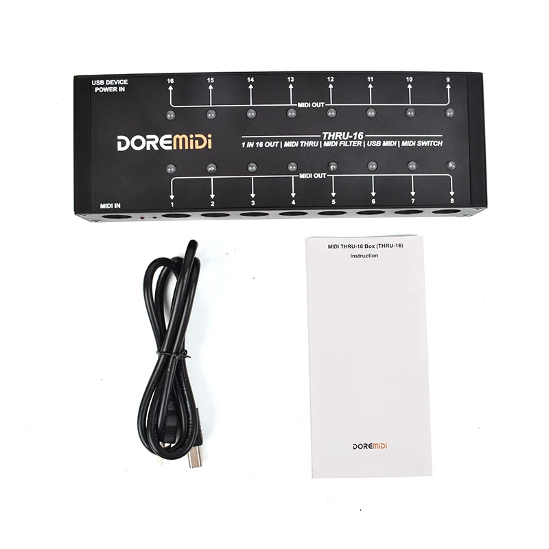 MIDI THRU-16 Box Filter&Switch Controller DOREMiDi