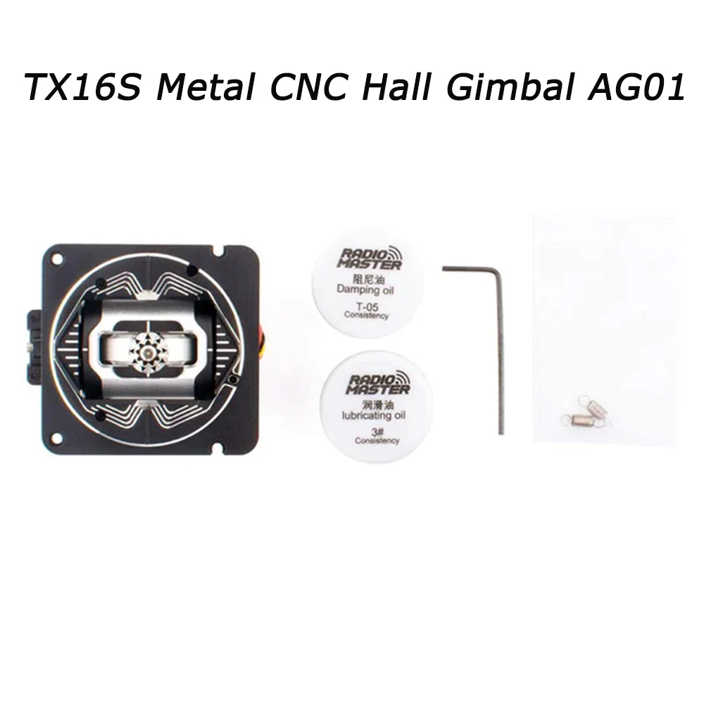 Radiomaster Tx16S Telecomando Per Trasmettitori Drone Metallo Cnc Hall Gimbal Ag01 Acceleratore Accessori Sostituibili