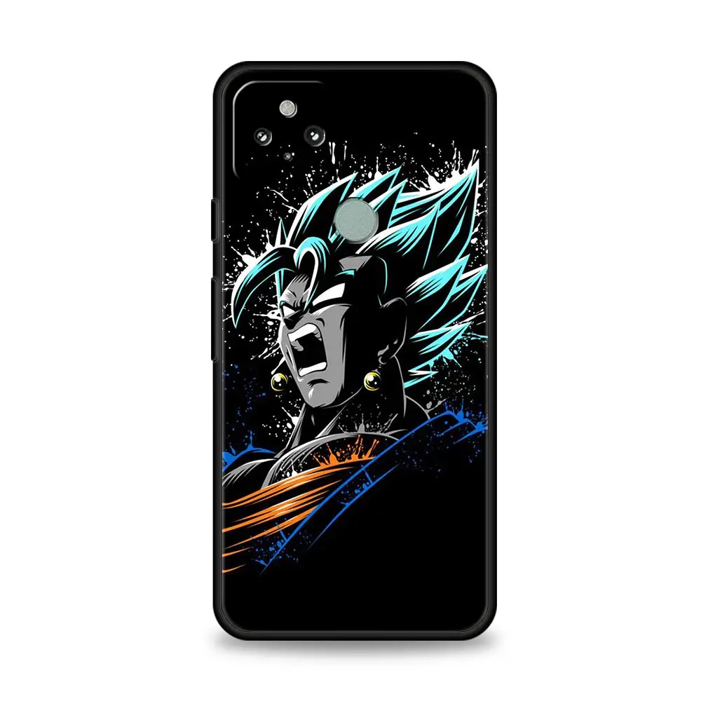 pouch mobile Dragon Ball Ultra Instinct Son Shockproof Phone Case For Google Pixel 4a 5 4 4XL Black TPU Soft Silicone Back Funda Cover Shell best iphone wallet case