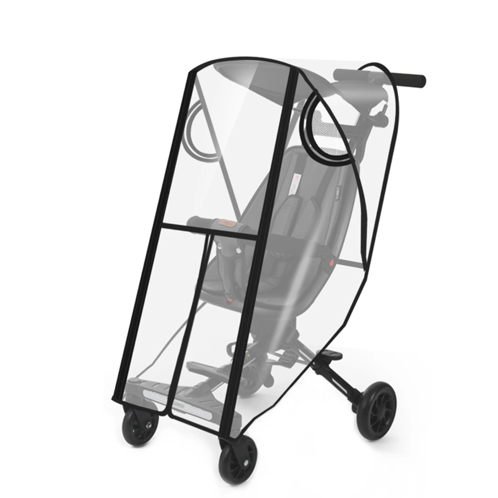 Baby Strollers Universal Baby Stroller Rain Cover Windproof Rainproof Stroller Transparent Tools Baby Accessories Car Children's Cover baby stroller accessories deals	
