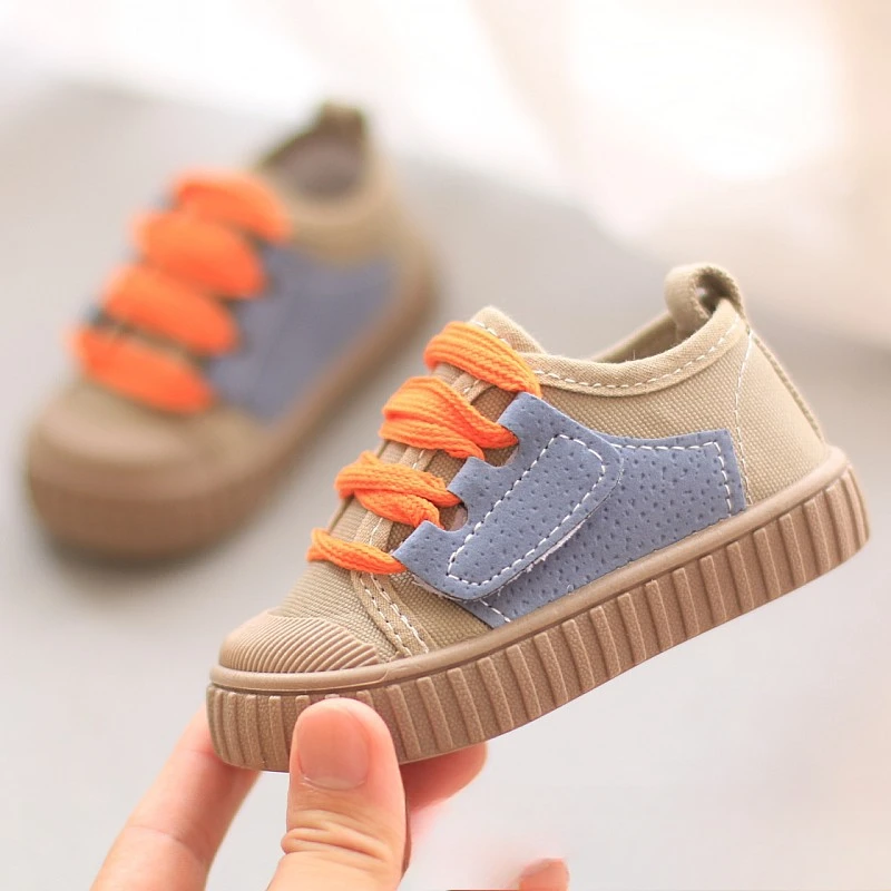 Baby Shoes Soft Sole Anti Slip Single Canva for Boy Girl